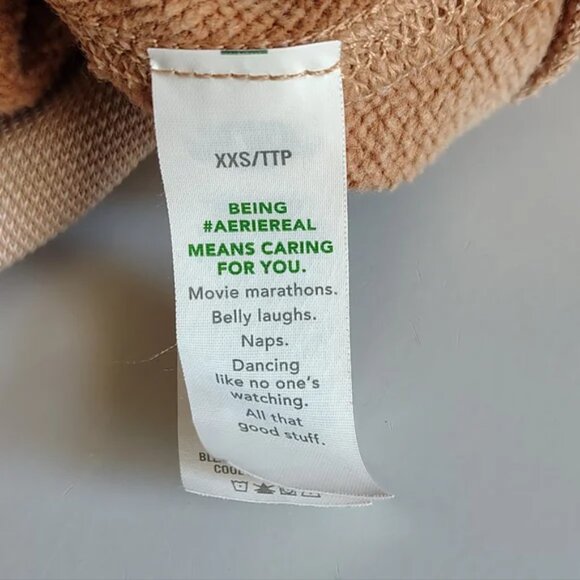 Aerie Downtime Textured Oversized V Neck Sweater Xsmall Xxs - Picture 12 of 14